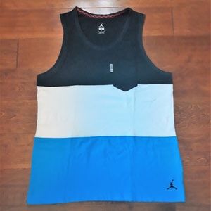Men's AIR JORDAN Flight striped tank top sz L